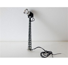 L 102 UN MAT D'ECLAIRAGE 7.5 cm EN LAITON 1 SPOTS HO