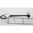 L 102 UN MAT D'ECLAIRAGE 7.5 cm EN LAITON 1 SPOTS HO