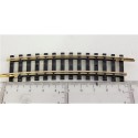 JOUEF UN RAILS 1/2 COURBE RAILS MAILLECHORT 14 TRAVERS - R 385 - REF 4872 HO