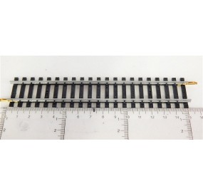 JOUEF UN RAILS DEMI DROITE 19 TRAVERS 140 mm RAILS ACIER HO REF 4741