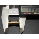 CC 0118 MANCHON DE LIAISON LAITON POUR AXE 2 mm - LOCOMOTIVE MOTEUR AUTRE JOUEF HO