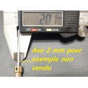 CC 0118 MANCHON DE LIAISON LAITON POUR AXE 2 mm - LOCOMOTIVE MOTEUR AUTRE JOUEF HO