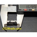 CC 0119 MANCHON DE LIAISON INOX AXE 1.95 mm - POUR AXE MOTEUR AUTRE JOUEF HO