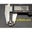 CC 0119 MANCHON DE LIAISON INOX AXE 1.95 mm - POUR AXE MOTEUR AUTRE JOUEF HO