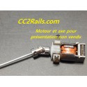 CC 0119 MANCHON DE LIAISON INOX AXE 1.95 mm - POUR AXE MOTEUR AUTRE JOUEF HO