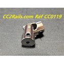 CC 0119 MANCHON DE LIAISON INOX AXE 1.95 mm - POUR AXE MOTEUR AUTRE JOUEF HO