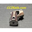CC 0119 MANCHON DE LIAISON INOX AXE 1.95 mm - POUR AXE MOTEUR AUTRE JOUEF HO