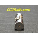 CC 0119 MANCHON DE LIAISON INOX AXE 1.95 mm - POUR AXE MOTEUR AUTRE JOUEF HO