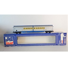 JOUEF WAGON COUVERT LONG A BOGIE CARGO WAGON HO EN BOITE REF 6734 N°2