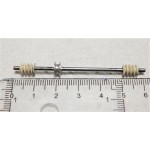 R 14548 JOUEF 1 AXE EN METAL POULIE ET VIS SANS FIN DE LOCOMOTIVE Y 51130 HO