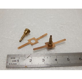 R 14661 JOUEF DEUX VIS AVEC LAMELLES DE BOGIE BUDD - HO