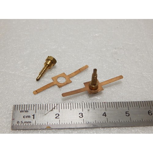 R 14661 JOUEF DEUX VIS AVEC LAMELLES DE BOGIE BUDD - HO