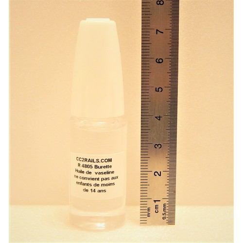 Réf 4805 UNE BURETTE D' HUILE 10 ml VASELINE EMBOUT SERINGUE HO TOUTES ECHELLES