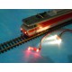 Éclairage inversé double leds bi-couleur blanc rouge - HO