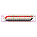 MODULE BORNIER DISTRIBUTEUR 12 BROCHE + ET 12 BROCHE - - HO - N - O 