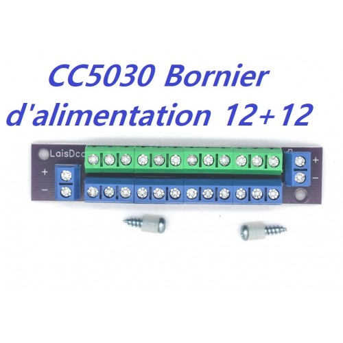 MODULE BORNIER DISTRIBUTEUR 12 BROCHE + ET 12 BROCHE - - HO - N - O 