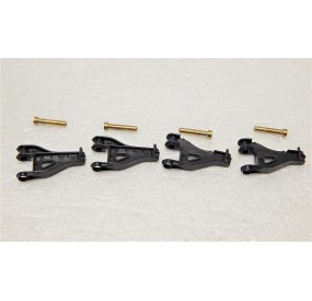 R 1785 - JOUEF LOT DE 4 PIEDS GRUE GRUE COCKERILL GRIS FONCé - HO -