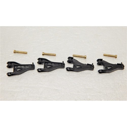 R 1785 - JOUEF LOT DE 4 PIEDS GRUE GRUE COCKERILL GRIS FONCé - HO -