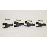 R 1785 - JOUEF LOT DE 4 PIEDS GRUE GRUE COCKERILL GRIS FONCé - HO -