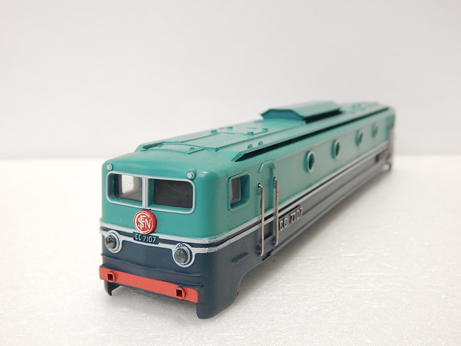 Locomotive électrique Jouef CC 7107 – Version Hollandaise Repeinte Sans Marquage – 1980
