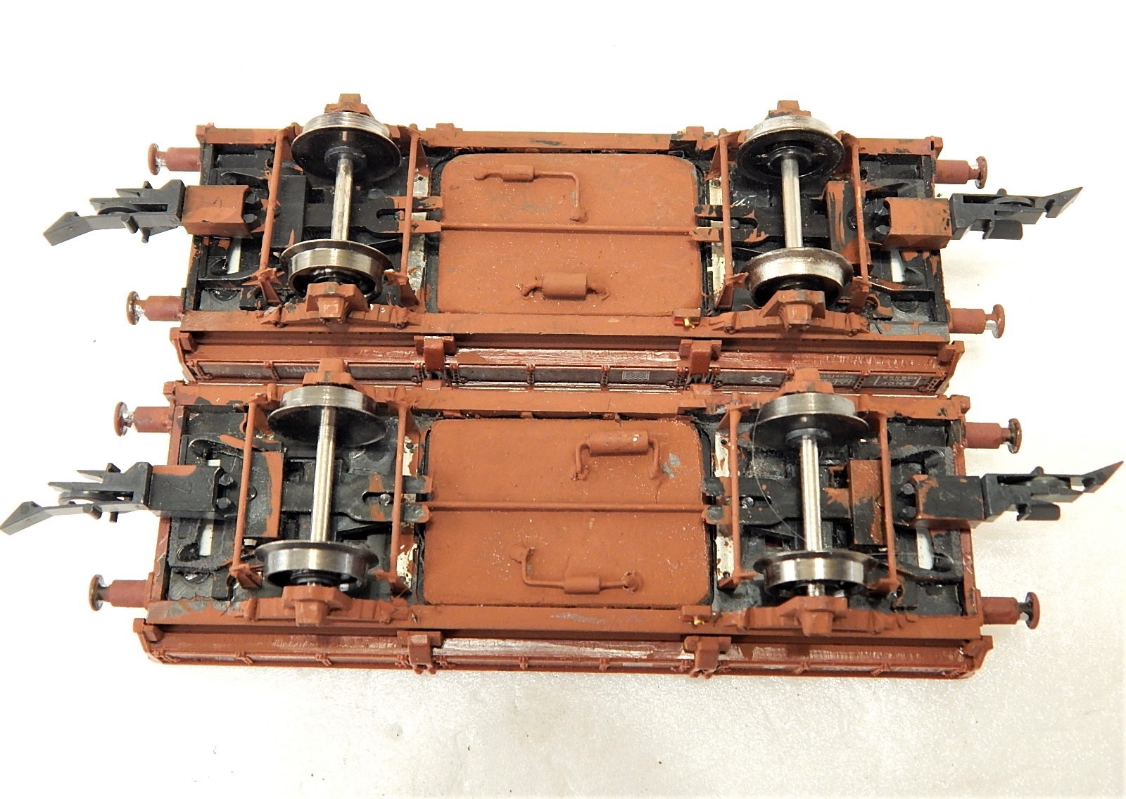 3 Wagons Plats Jouef HO Kangourou à Restaurer - Pièces Pour Modélisme