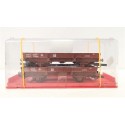 JOUEF DEUX WAGONS PLAT A ESSEIUX AMELIORER ET MODELISER HO EN BOITE CRISTAL