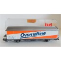 ROCO WAGON COUVERT A ESSIEUX OVOMATINE MARCHANDISE EN BOITE HO