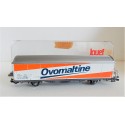 ROCO WAGON COUVERT A ESSIEUX OVOMATINE MARCHANDISE EN BOITE HO