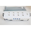 JOUEF WAGON COUVERT REFRIGERANT A ESSIEUX STEF SNCF BOITE CRISTAL 628000