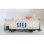 JOUEF WAGON COUVERT REFRIGERANT A ESSIEUX STEF PATINE SNCF BOITE CRISTAL