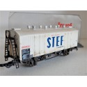 JOUEF WAGON COUVERT REFRIGERANT A ESSIEUX STEF PATINE SNCF BOITE CRISTAL
