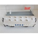 JOUEF WAGON COUVERT REFRIGERANT A ESSIEUX STEF PATINE SNCF BOITE CRISTAL
