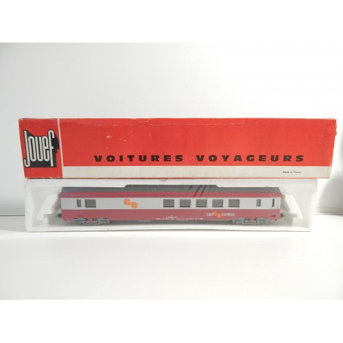 1 VOITURE GRIL EXPRESS JOUEF HO EN TRES BON ETAT EN BOITE ROUGE HO REF 8682