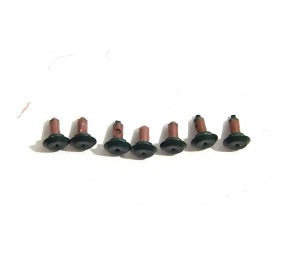 R 15294 LOT 7 ISOLATEURS VERT VOITURE TYPE UIC JOUEF HO