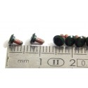 R 15294 LOT 7 ISOLATEURS VERT VOITURE TYPE UIC JOUEF HO