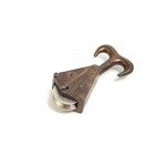 R 11965 JOUEF UN CROCHET POULIE DE GRUE COCKERILL COULEUR BRONZE HO