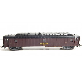 15308 JOUEF HO VOITURE FOURGON POSTALE BOGIE GRIS Y 24 SANS BOITE HO