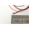 CC2002 DEUX MICRO LEDS 1,0 mm CLIGNOTANTE CABLEE VEHICULE D'URGENCE HO