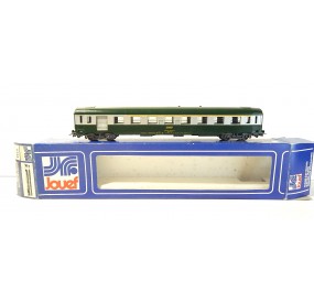 JOUEF VOITURE UIC MIXTE VERTE TOIT VERT A9 1CL - HO EN BOITE BLEU 5294