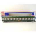 JOUEF VOITURE UIC VERTE TOIT VERT BANDE ALU A9 1CL - HO EN BOITE BBR 5291