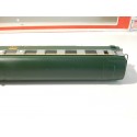JOUEF VOITURE UIC VERTE TOIT VERT BANDE ALU A9 1CL - HO EN BOITE BBR 5291