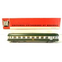 JOUEF VOITURE UIC MIXTE VERTE TOIT VERT A9 1CL - HO EN BOITE ROUGE 4694