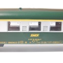 JOUEF VOITURE UIC MIXTE VERTE TOIT VERT A9 1CL - HO EN BOITE ROUGE 4694