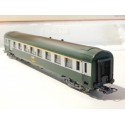 JOUEF VOITURE UIC MIXTE VERTE TOIT VERT A9 1CL - HO EN BOITE ROUGE 4694