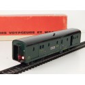 JOUEF FOURGON A BAGAGE SNCF MODIFIER ECLAIRAGE LEDS HO EN BOITE ROUGE 4620 HO
