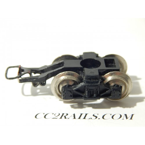 1 BOGIE DE WAGON JOUEF NOIR ROUES METAL HO -