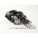 1 BOGIE DE WAGON JOUEF NOIR ROUES METAL HO -