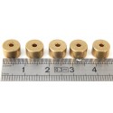R 15347 RONDELLES OU PALIER EN LAITON AXES 2 MM HO JOUEF OU AUTRE MARQUE