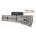 REF 4184 UN AIGUILLAGE JOUEF MAILLECHORT ELECTRIQUE DERIVE DROITE- HO