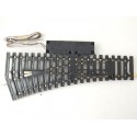 REF 4184 UN AIGUILLAGE JOUEF MAILLECHORT ELECTRIQUE DERIVE DROITE- HO